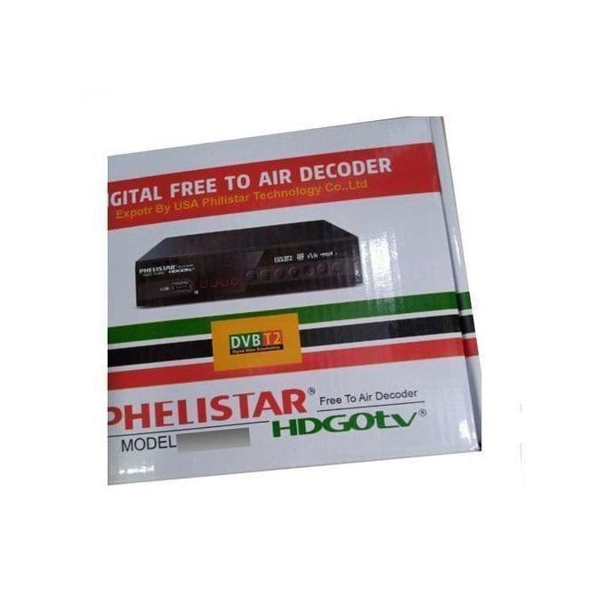 Phelistar Free To Air Decoder DVB T2 TERRESTRIAL PH-9008 - Black